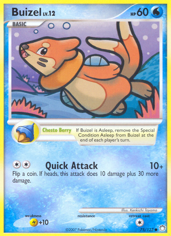 Buizel (75/123) [Diamond & Pearl: Mysterious Treasures] | Devastation Store