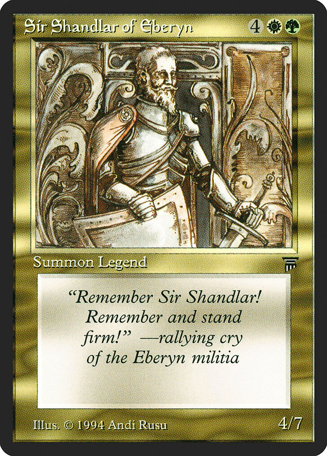 Sir Shandlar of Eberyn [Legends] - Devastation Store | Devastation Store