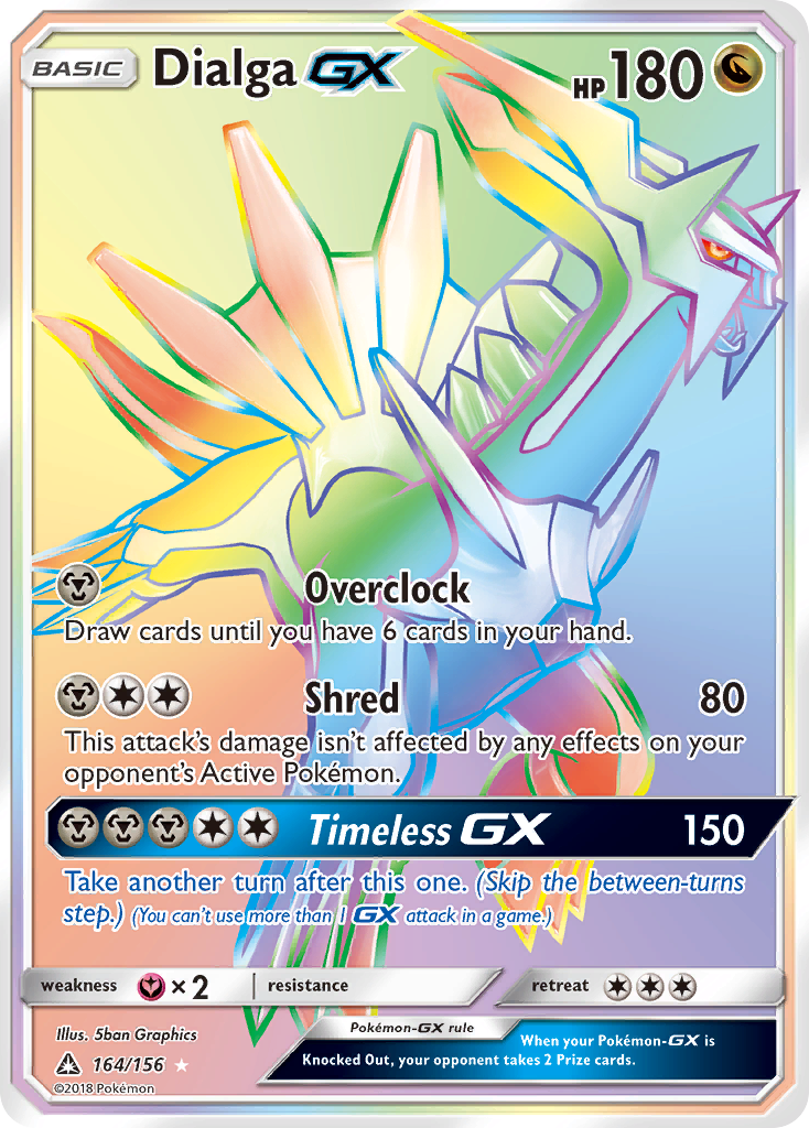 Dialga GX (164/156) [Sun & Moon: Ultra Prism] | Devastation Store