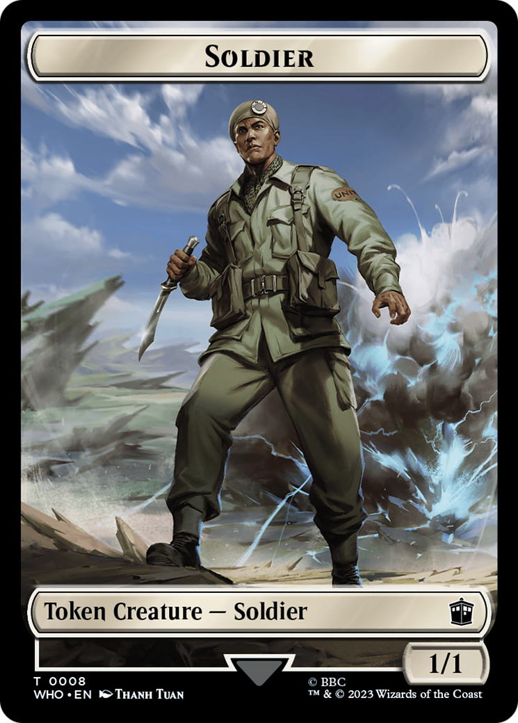 Soldier // Treasure (0028) Double-Sided Token [Doctor Who Tokens] | Devastation Store