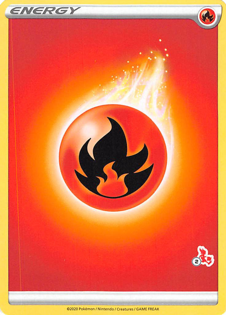 Fire Energy (Cinderace Stamp #2) [Battle Academy 2022] | Devastation Store
