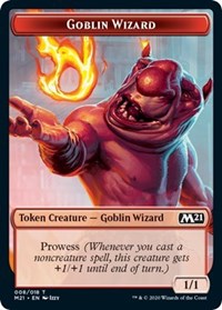 Goblin Wizard // Griffin Double-sided Token [Core Set 2021 Tokens] | Devastation Store