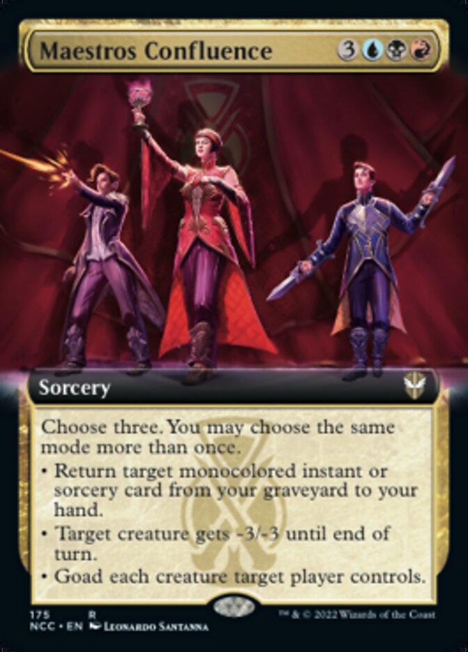 Maestros Confluence (Extended Art) [Streets of New Capenna Commander] | Devastation Store