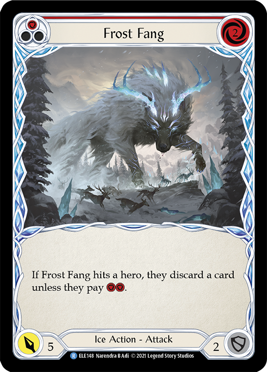 Frost Fang (Red) [ELE148] (Tales of Aria)  1st Edition Normal | Devastation Store