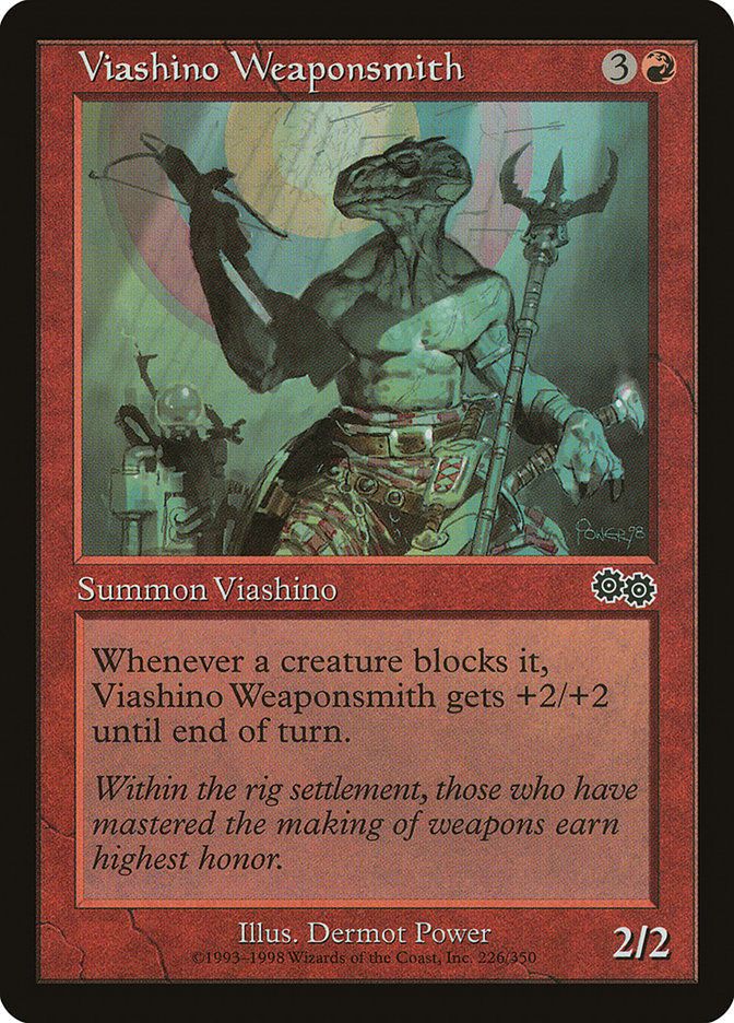 Viashino Weaponsmith [Urza's Saga] | Devastation Store