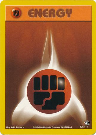 Fighting Energy (106/111) [Neo Genesis Unlimited] | Devastation Store