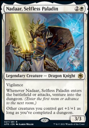 Nadaar, Selfless Paladin (Promo Pack) [Dungeons & Dragons: Adventures in the Forgotten Realms Promos] | Devastation Store
