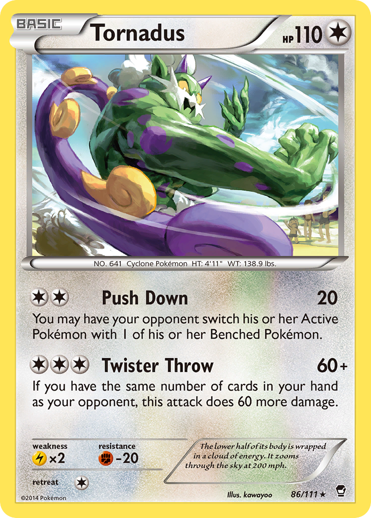 Tornadus (86/111) [XY: Furious Fists] | Devastation Store