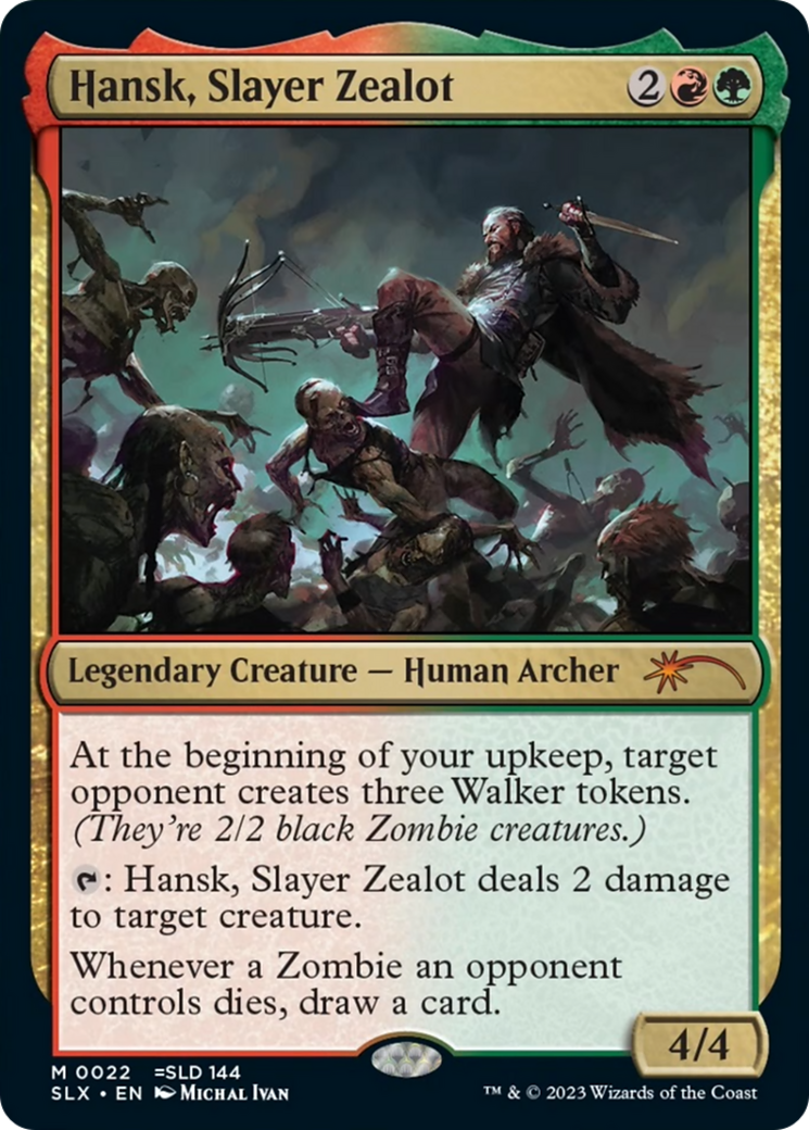Hansk, Slayer Zealot [Secret Lair: Universes Within] | Devastation Store