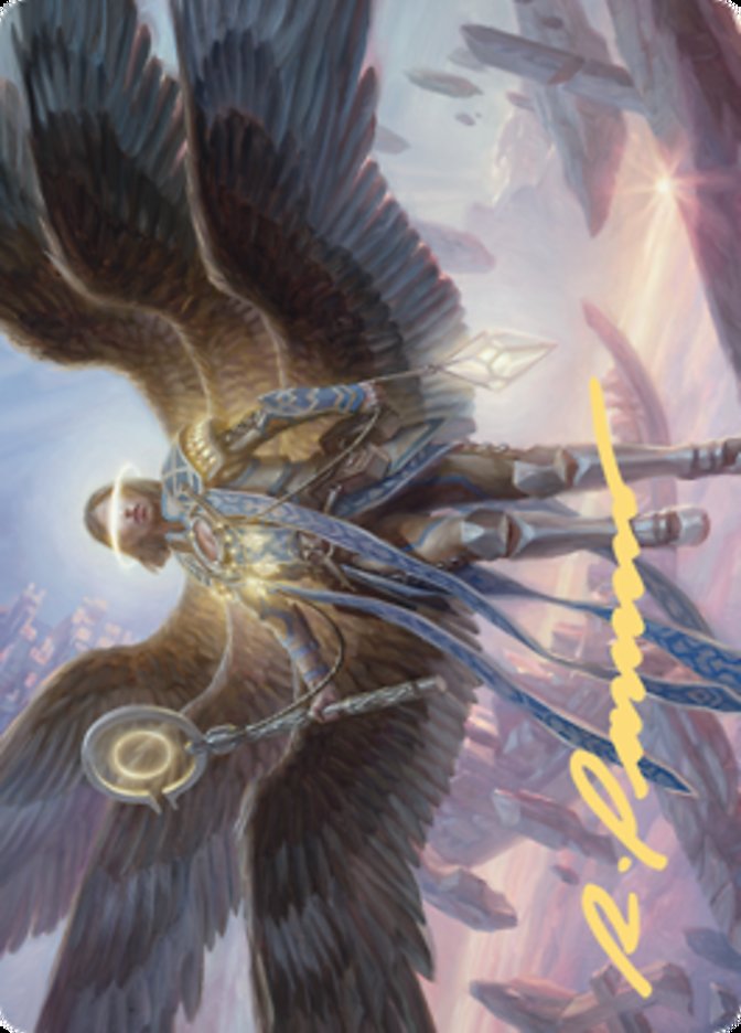 Angel of Destiny Art Card (Gold-Stamped Signature) [Zendikar Rising Art Series] | Devastation Store