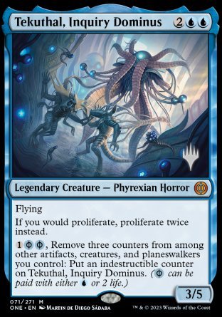 Tekuthal, Inquiry Dominus (Promo Pack) [Phyrexia: All Will Be One Promos] | Devastation Store