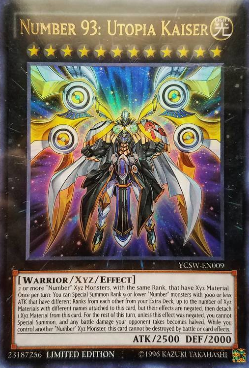 Number 93: Utopia Kaiser [YCSW-EN009] Ultra Rare | Devastation Store