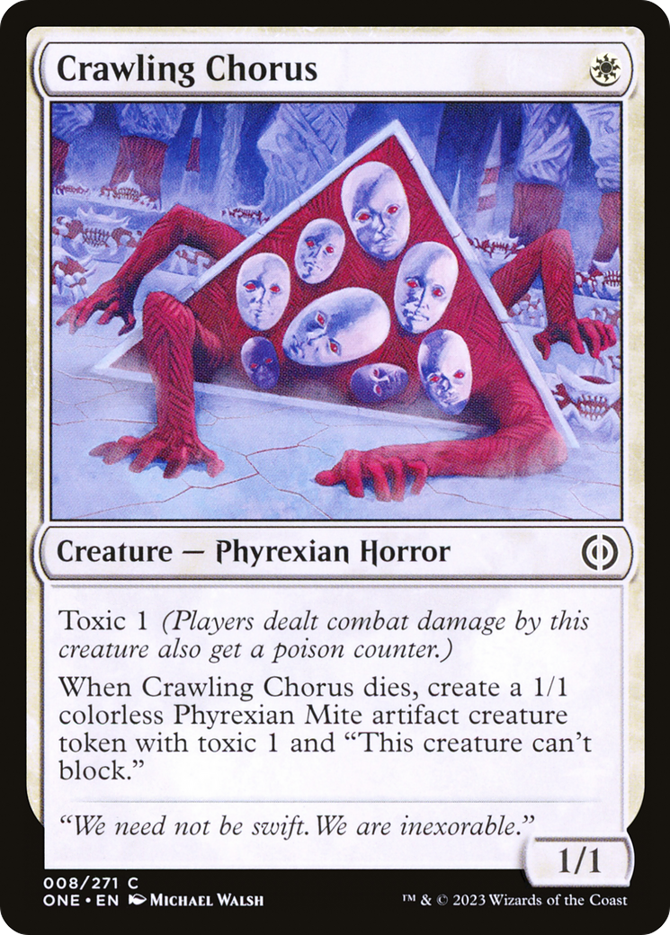 Crawling Chorus [Phyrexia: All Will Be One] | Devastation Store