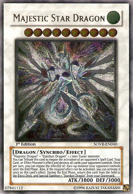 Majestic Star Dragon [SOVR-EN040] Ultimate Rare | Devastation Store