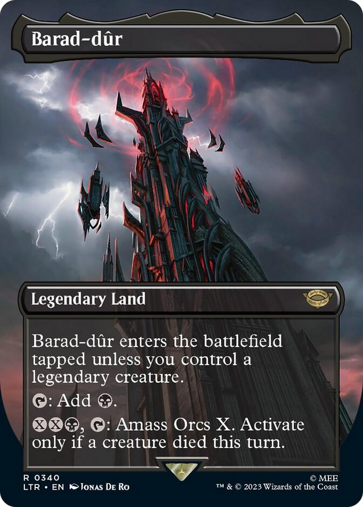 Barad-dur (Borderless Alternate Art) (340) [The Lord of the Rings: Tales of Middle-Earth] | Devastation Store