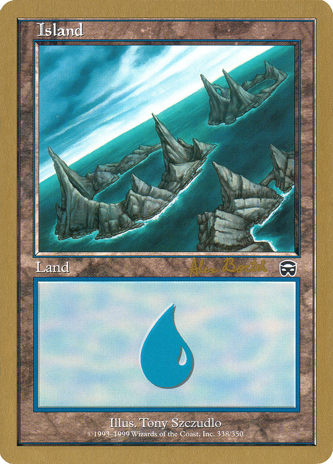 Island (ab338a) (Alex Borteh) [World Championship Decks 2001] | Devastation Store