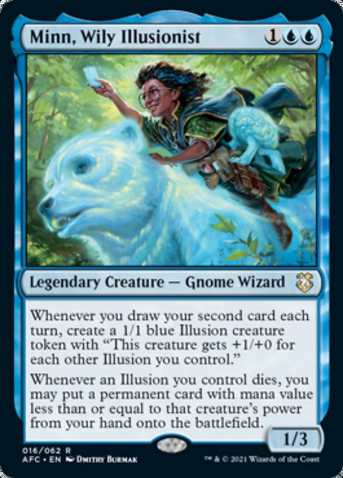 Minn, Wily Illusionist [Dungeons & Dragons: Adventures in the Forgotten Realms Commander] | Devastation Store
