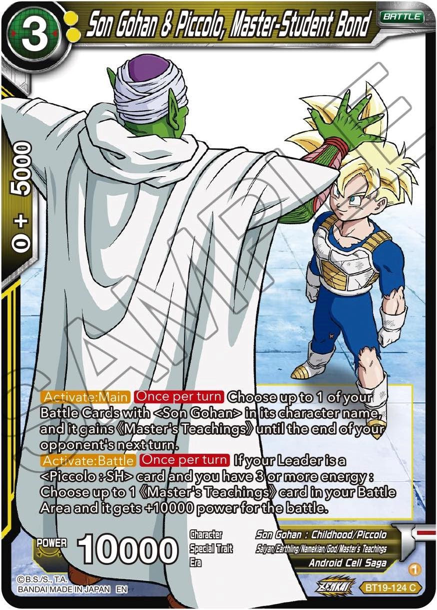 Son Gohan & Piccolo, Master-Student Bond (BT19-124) [Fighter's Ambition] | Devastation Store