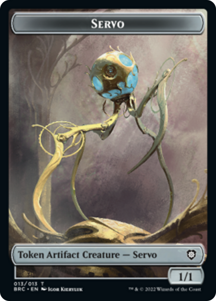 Servo // Construct (005) Double-Sided Token [The Brothers' War Commander Tokens] | Devastation Store