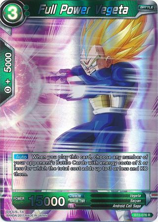 Full Power Vegeta [BT2-076] | Devastation Store