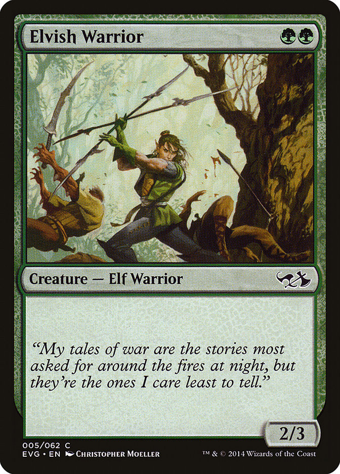 Elvish Warrior (Elves vs. Goblins) [Duel Decks Anthology] | Devastation Store