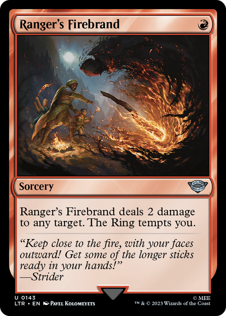Ranger's Firebrand [The Lord of the Rings: Tales of Middle-Earth] | Devastation Store
