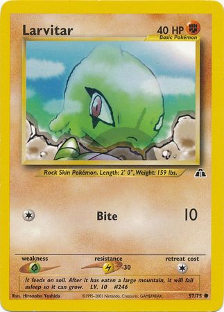 Larvitar (57/75) [Neo Discovery Unlimited] | Devastation Store