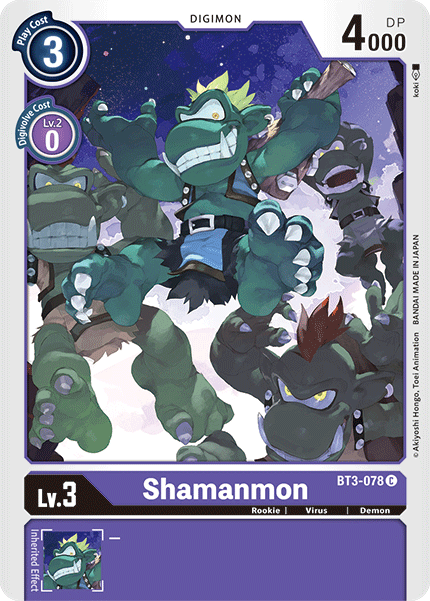 Shamanmon [BT3-078] [Release Special Booster Ver.1.5] | Devastation Store