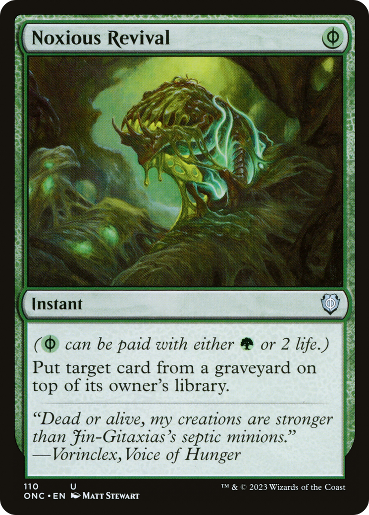 Noxious Revival [Phyrexia: All Will Be One Commander] | Devastation Store