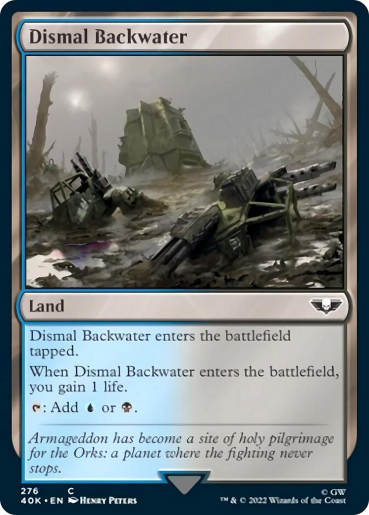 Dismal Backwater (Surge Foil) [Universes Beyond: Warhammer 40,000] | Devastation Store