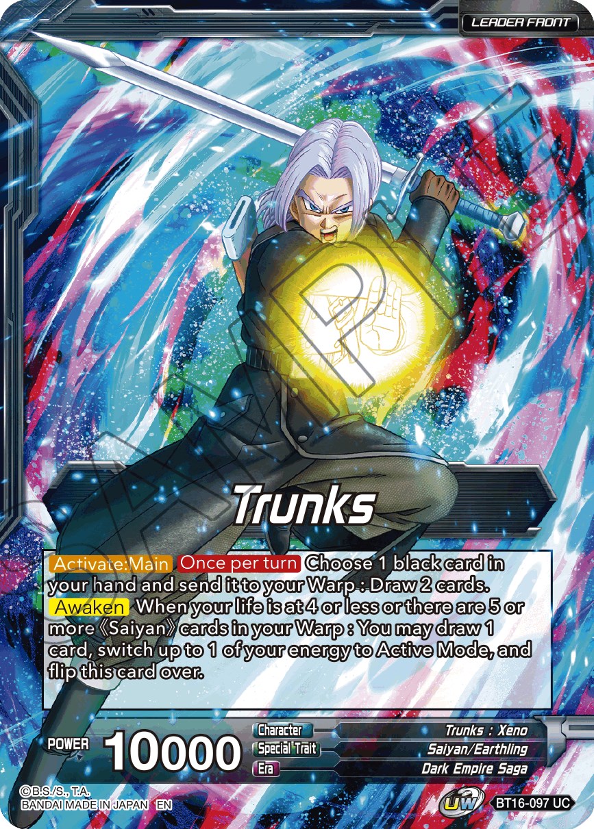 Trunks // SSG Trunks, Crimson Warrior (BT16-097) [Realm of the Gods Prerelease Promos] | Devastation Store