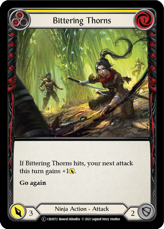 Bittering Thorns (Rainbow Foil) [CRU072-RF] Unlimited Rainbow Foil | Devastation Store