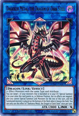 Darkness Metal, the Dragon of Dark Steel [JUMP-EN087] Ultra Rare | Devastation Store