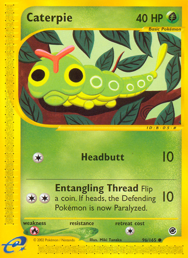 Caterpie (96/165) [Expedition: Base Set] | Devastation Store