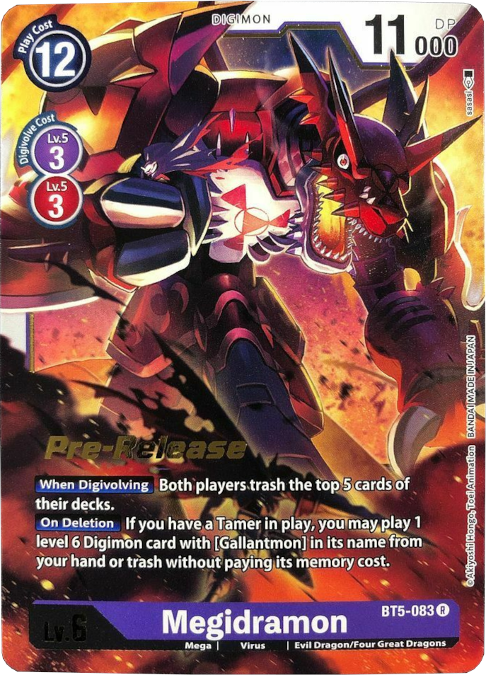 Megidramon [BT5-083] [Battle of Omni Pre-Release Promos] | Devastation Store