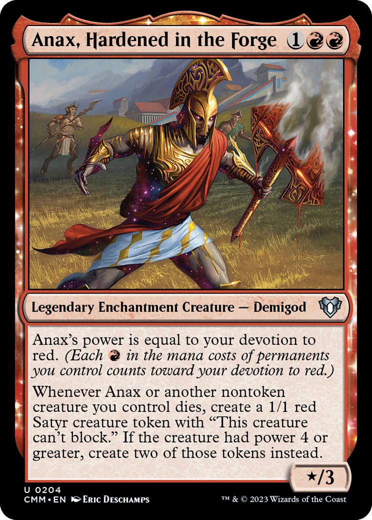 Anax, Hardened in the Forge [Commander Masters] | Devastation Store