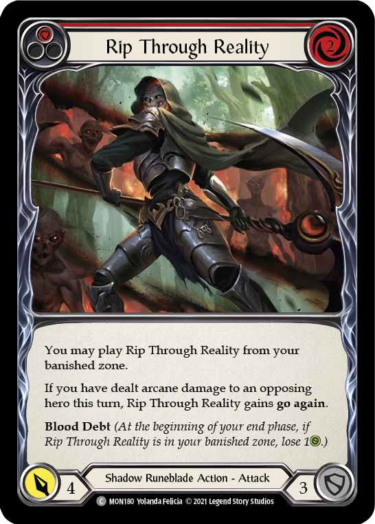 Rip Through Reality (Red) [MON180] 1st Edition Normal - Devastation Store | Devastation Store