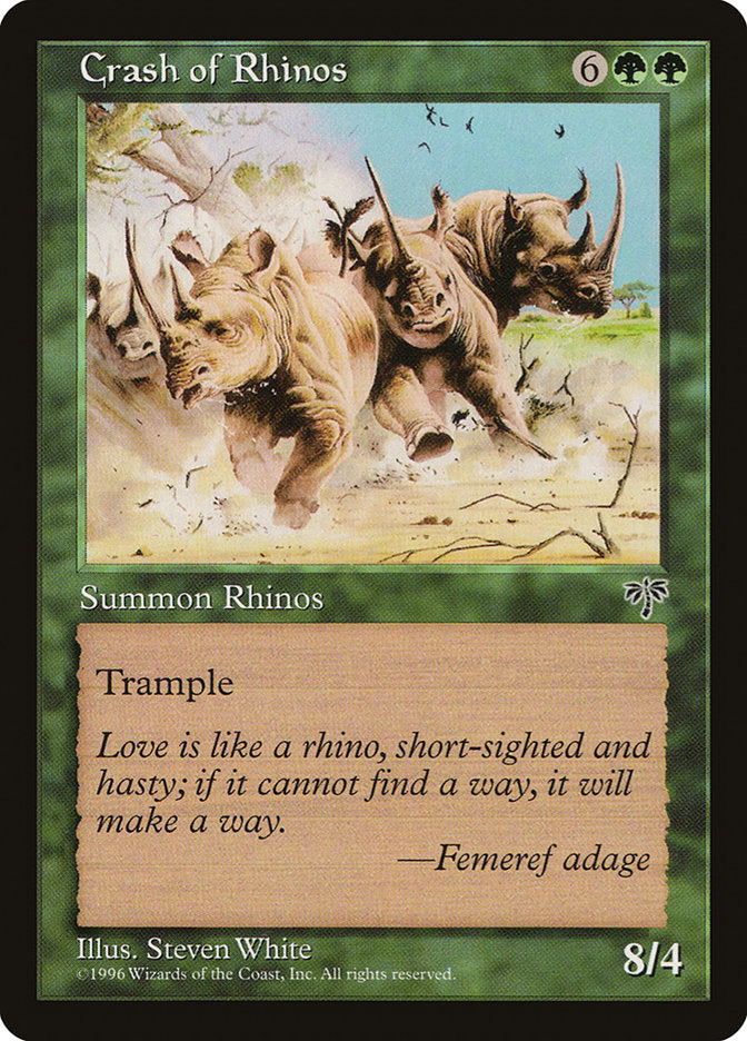 Crash of Rhinos [Mirage] | Devastation Store