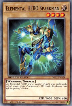 Elemental HERO Sparkman [SGX1-ENA04] Common | Devastation Store