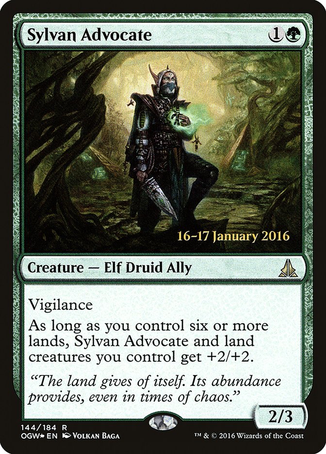 Sylvan Advocate [Oath of the Gatewatch Prerelease Promos] | Devastation Store