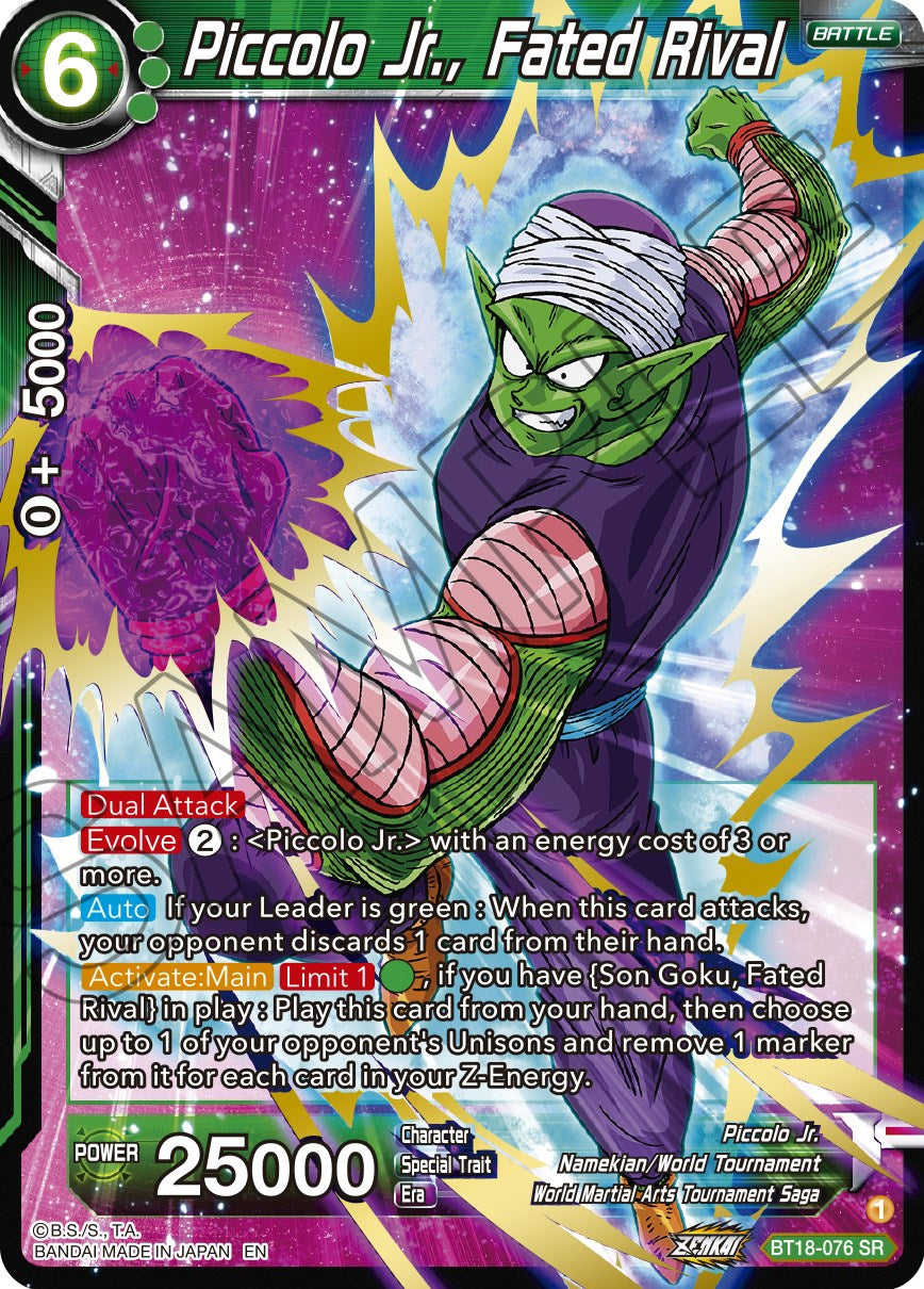 Piccolo Jr., Fated Rival (BT18-076) [Dawn of the Z-Legends] | Devastation Store
