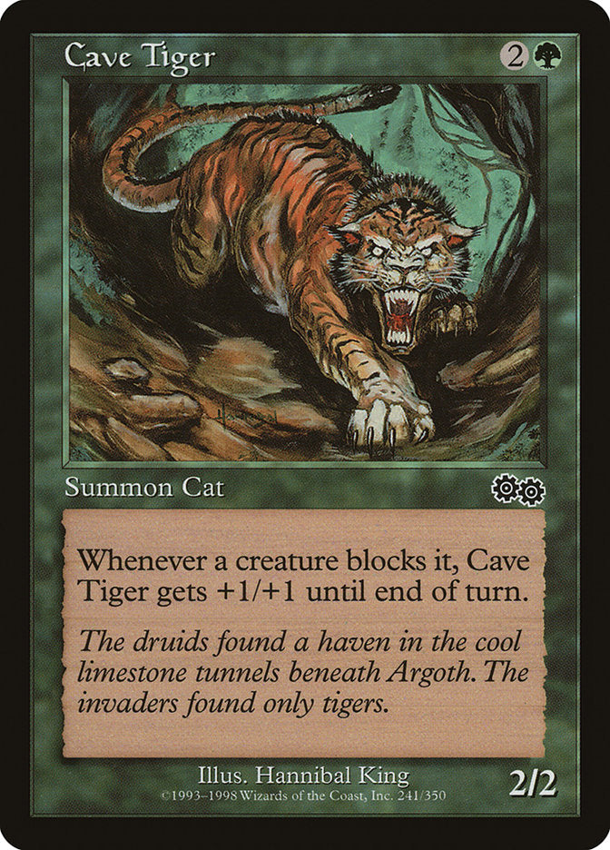 Cave Tiger [Urza's Saga] | Devastation Store