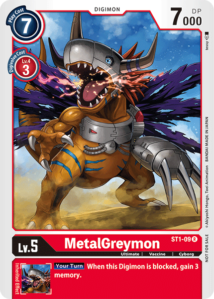 MetalGreymon [ST1-09] (Tamer Battle Pack) [Starter Deck: Gaia Red Promos] | Devastation Store