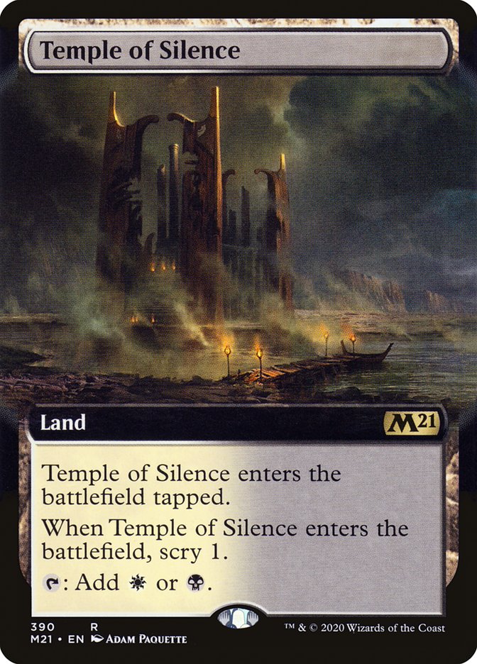 Temple of Silence (Extended) [Core Set 2021] | Devastation Store