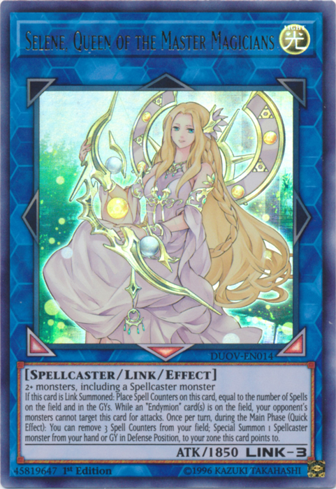 Selene, Queen of the Master Magicians [DUOV-EN014] Ultra Rare | Devastation Store