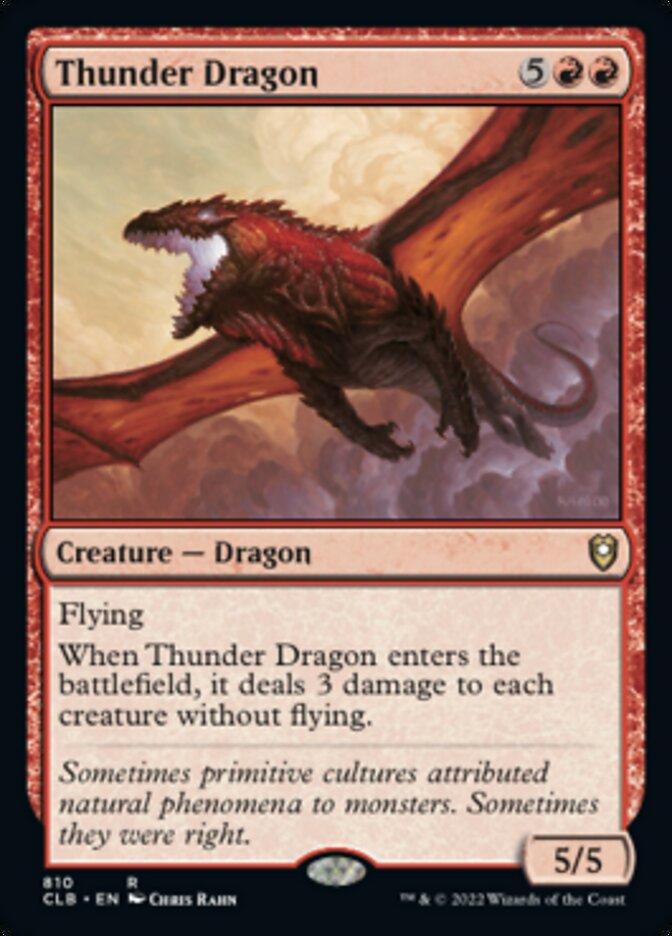 Thunder Dragon [Commander Legends: Battle for Baldur's Gate] | Devastation Store