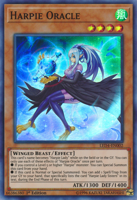 Harpie Oracle [LED4-EN002] Super Rare | Devastation Store