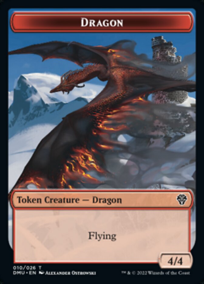 Dragon Token [Dominaria United Tokens] | Devastation Store