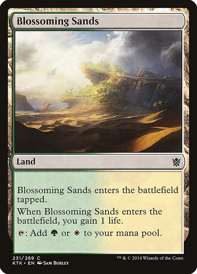 Blossoming Sands [Khans of Tarkir] | Devastation Store