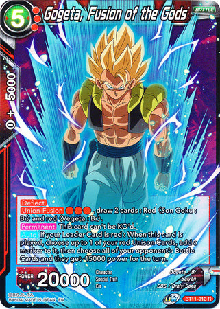Gogeta, Fusion of the Gods [BT11-013] | Devastation Store